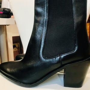 Zara black ankle boots